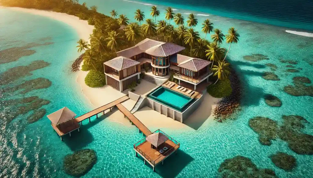 Private Island Getaways – "Crystal-clear waters and a secluded villa—your dream vacation prize."